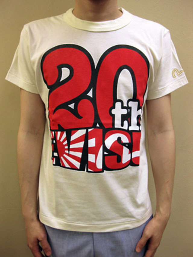 【直営店は完売！】EVISU(エヴィス)  “20TH EVISU(トゥエンティスエヴィス)” S/S TEE　【20周年記念限定モデル】