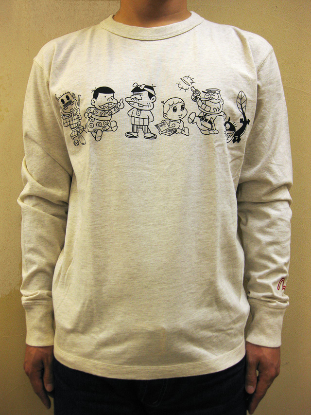 【送料無料】EVISU(エヴィス)×赤塚プロ “天才バカボン ” L/S TEE