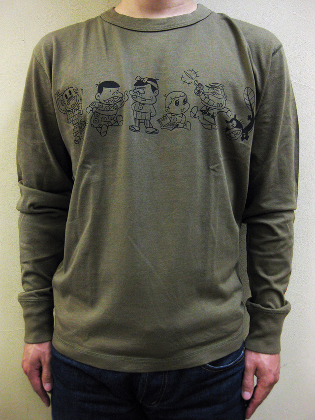 【送料無料】EVISU(エヴィス)×赤塚プロ “天才バカボン ” L/S TEE