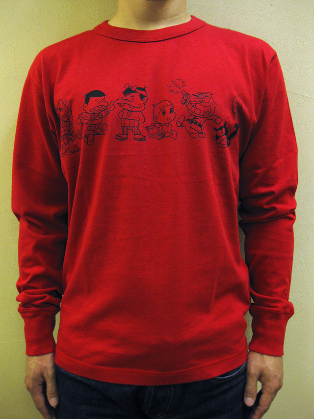 【送料無料】EVISU(エヴィス)×赤塚プロ “天才バカボン ” L/S TEE