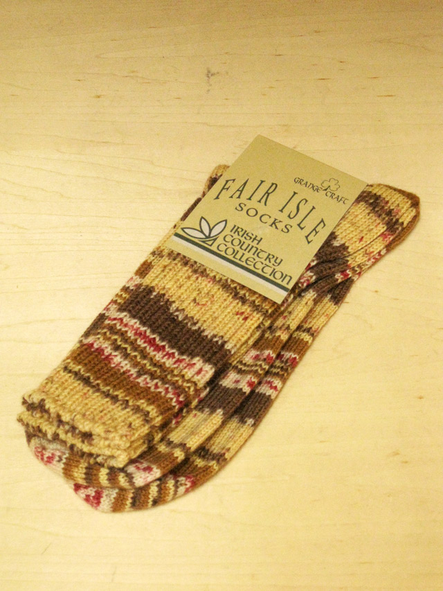 GRANGE CRAFT FAIRISLE SOCKS／グランジクラフト フェアアイルソックス