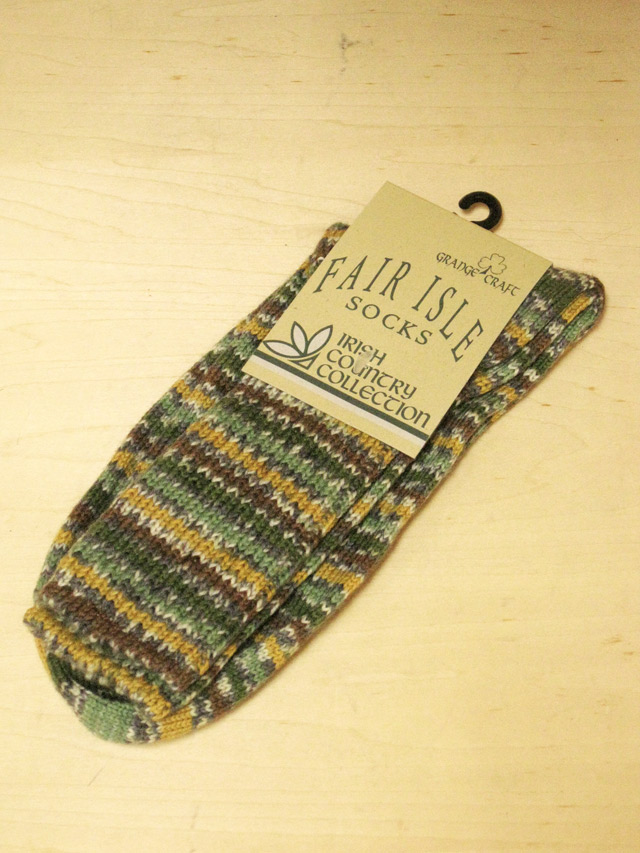 GRANGE CRAFT FAIRISLE SOCKS／グランジクラフト フェアアイルソックス