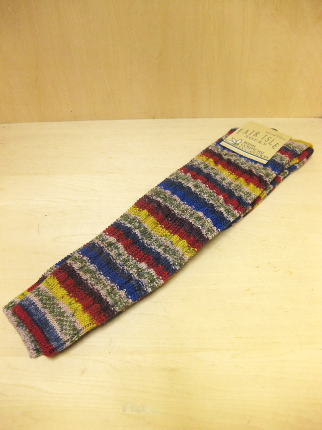 GRANGE CRAFT FAIRISLE SOCKS LONG／グランジクラフト フェアアイルソックス ロング