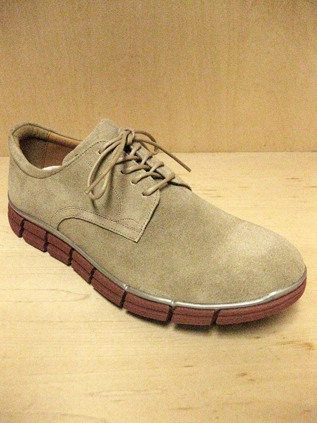 HIROSHI TSUBOUCHI PLANE TOE SNEAKER SUEDE BEIGE “Darty Bucks” (Blood & Thunder別注)
