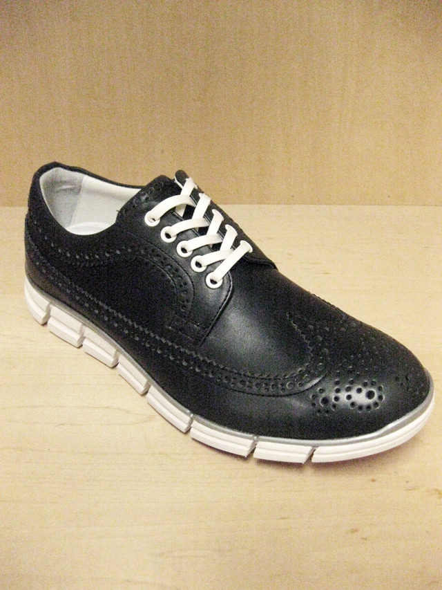 HIROSHI TSUBOUCHI WING TIP SNEAKER OILED NAVY (Blood & Thunder別注)