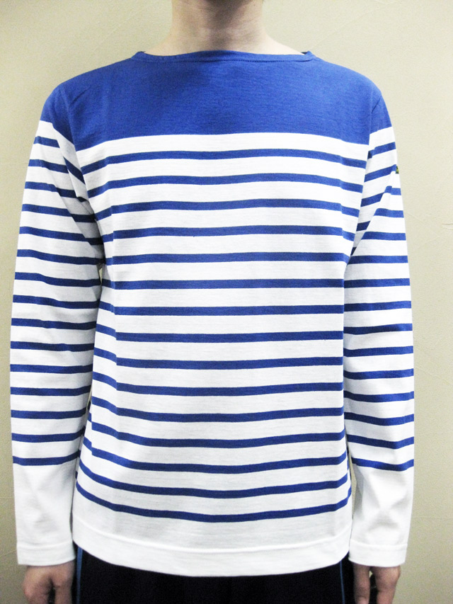 Le minor Panel Border Long Sleeve Tee/ルミノア　パネルボーダー長袖Ｔシャツ