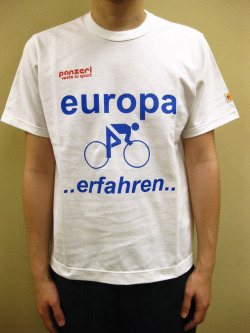 PANZERI “Europa erfahren” Ｓ／Ｓ Ｔシャツ／ホワイト