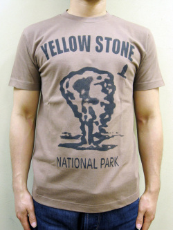 GASBOOK  USA国立公園 Ｔシャツ “YELLOW STONE”