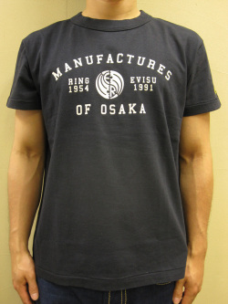 【直営店では完売！】EVISU RING(エヴィスリング)  クロスオーバー半袖Ｔシャツ　【限定希少モデル】