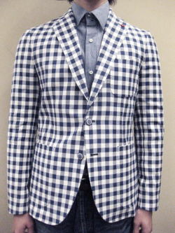 【送料無料】 ROYAL HEM Cotton Gingham Check Jacket “CHESTER”