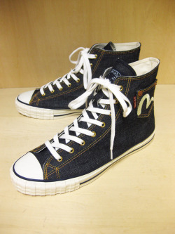 【送料無料】EVISU(エヴィス) カモメ刺繍ポケット　ハイカットスニーカー