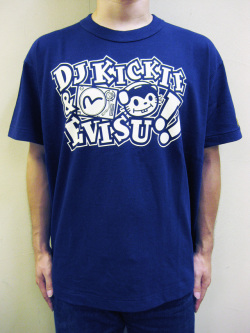 【送料無料】EVISU(エヴィス) “DJ KICKIE(ディージェイ　キッキー) ” S/S TEE(インディゴ染め)