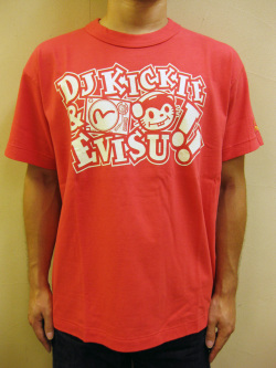 【直営店は完売！】EVISU(エヴィス) “DJ KICKIE(ディージェイ　キッキー) ” S/S TEE