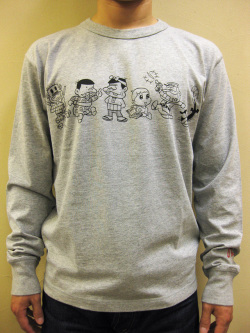 【送料無料】EVISU(エヴィス)×赤塚プロ “天才バカボン ” L/S TEE