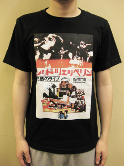 GTS1976 “Led Zeppelin/狂熱のライブ”　Ｔシャツ
