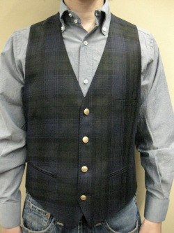 【送料無料】 ROYAL HEM Silk/Linen/Virgin Wool West Coat(Vest) “SALFORD”