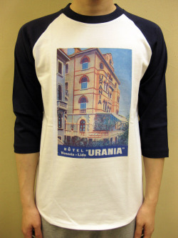 WTB　クラッシックホテル　ラグラン７分袖Ｔ　“Hotel URANIA Venezia”