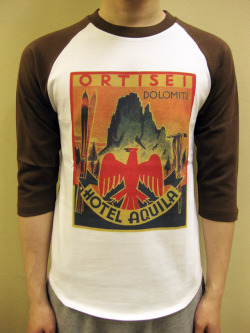 WTB　クラッシックホテル　ラグラン７分袖Ｔ　“Hotel Aquila DOLOMITI”