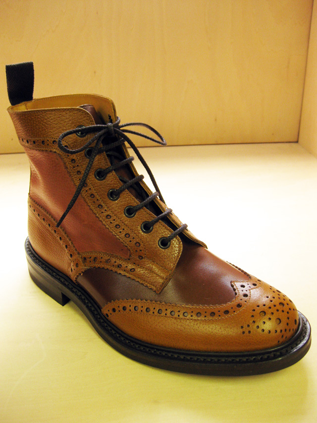 Tricker's トリプルタンニングレザー カントリーブーツ／Malton（Blood & Thunder 別注）