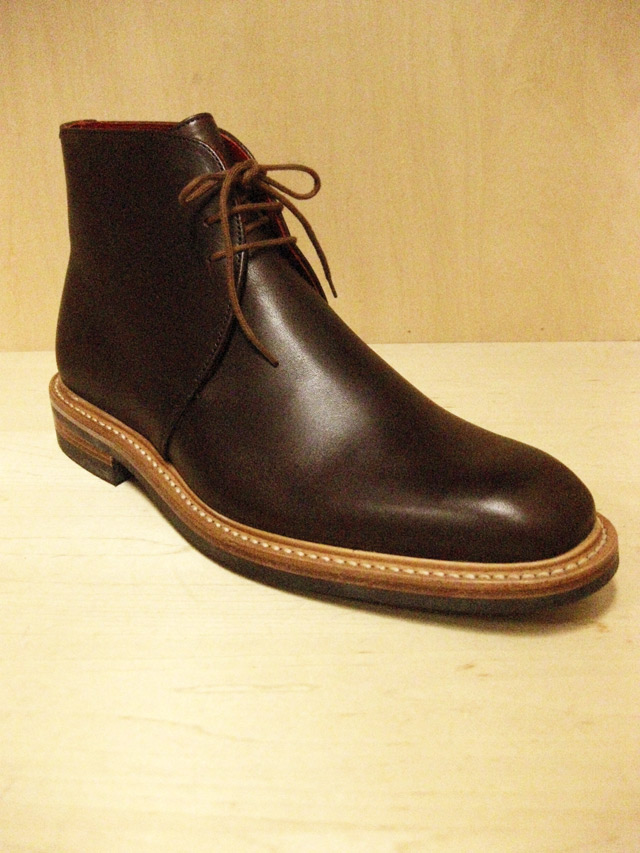 Tricker's ウォータープルーフレザー スクウェアトゥ ジョージブーツ／Espresso（Blood & Thunder 別注）