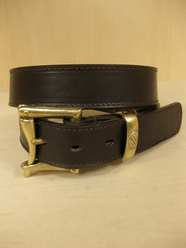 【送料無料】Martin Faizey(DAINES & HATHAWAY) CORDVAN 1.25inch Quick Release Belt Brown