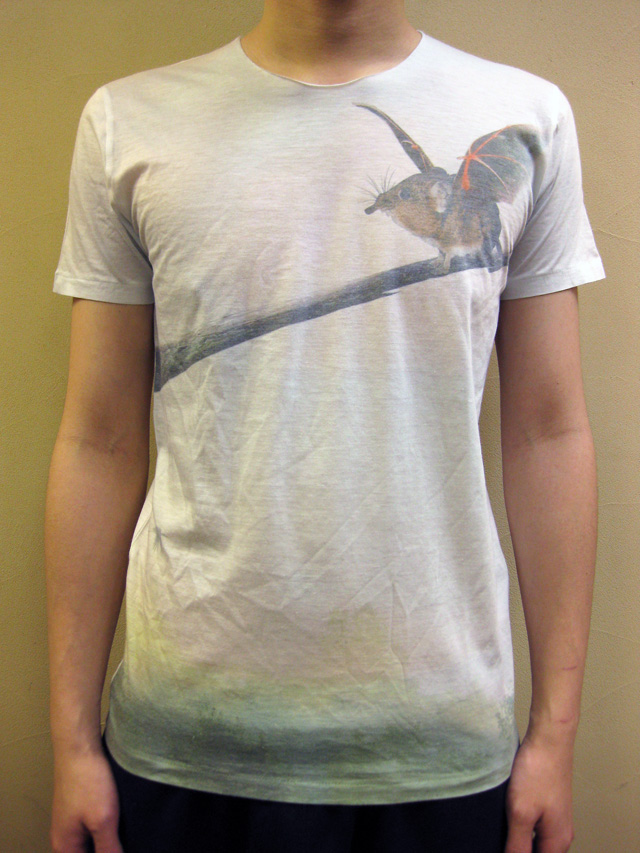 【送料無料】mix sense  コットン／ポリエステル　“Sucking blood Rat”　半袖Ｔシャツ
