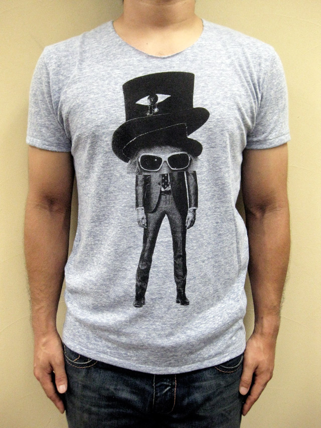 mix sense  コットン/レーヨン　“Mad Hatter ”　半袖Ｔシャツ