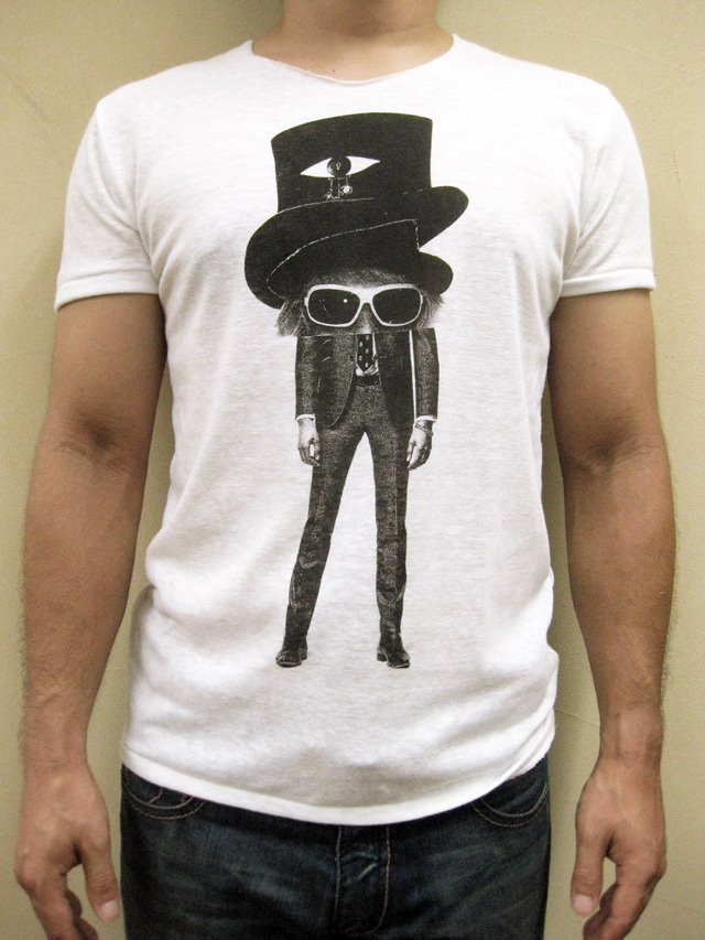 mix sense  コットン/レーヨン　“Mad Hatter ”　半袖Ｔシャツ