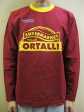 PANZERI “SUPERMARKET ORTALLI”トリム長袖Ｔシャツ
