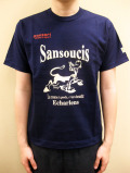 PANZERI “SANSOUCIS ECHARLENS” Ｓ／Ｓ Ｔシャツ／ネイビー