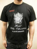 PANZERI “Hotel Villa Odescalchi” Ｓ／Ｓ Ｔシャツ／ブラック