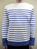 Le minor Panel Border Long Sleeve Tee/ルミノア　パネルボーダー長袖Ｔシャツ