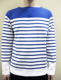 Le minor Panel Border Long Sleeve Tee/ルミノア　パネルボーダー長袖Ｔシャツ