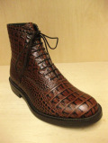 Tricker's クロコダイル　エンボス　オックスフォード　ブーツ（Blood & Thunder 別注）