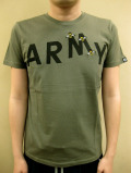 OVER THE STRiPES BEES STOLE “M” ARMY Tシャツ