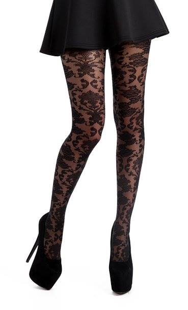 パメラマン PAMELA MANN バロックチュール柄 タトゥーストッキング タイツ 