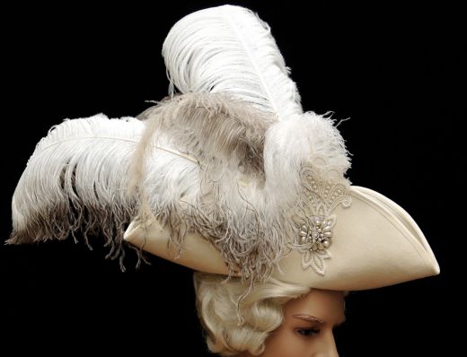 三角帽子 海賊・トリコーン63 whiteTricorne