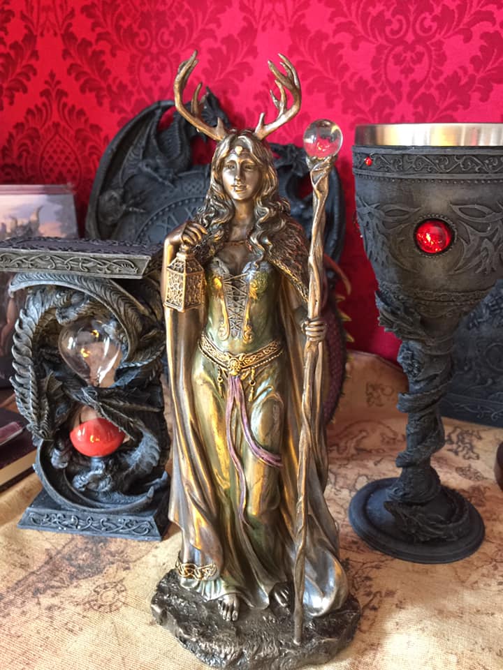 森の番人　女神像　★Keeper of The Forest 28cm Wiccan & Witchcraft