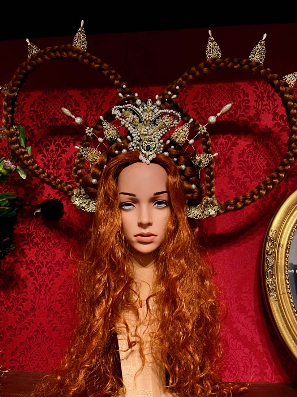 BloodyRose オリジナルヘッドドレス★エリザベスゴス　ウィッグ　Elizabeth goth wig