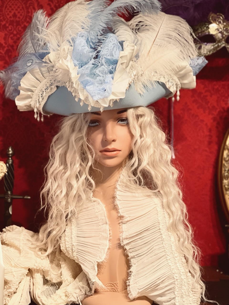 Bloody Roseオリジナル☆トリコーン帽子☆ガーネット