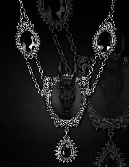 ゴシックビクトリアン　"BLACK DEER NECKLACE " チョーカー　リスタイル