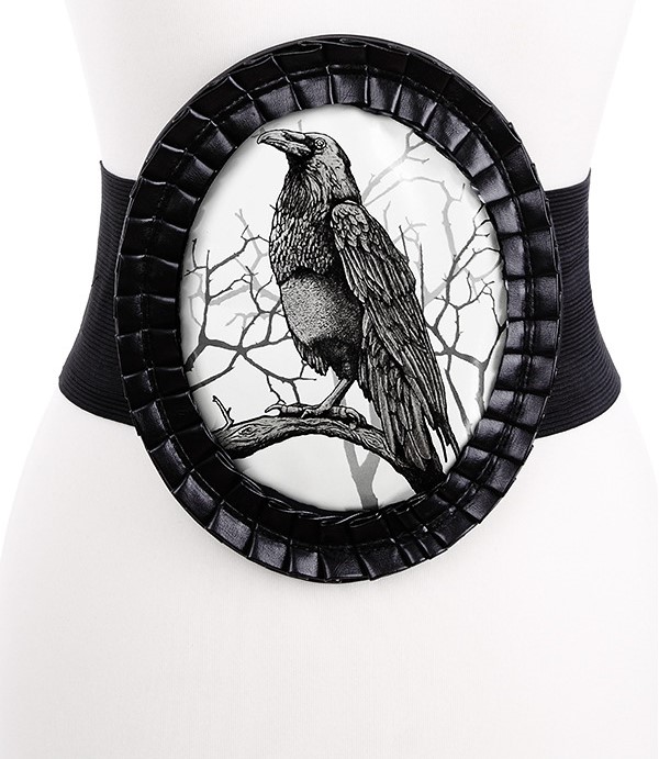 ベルト・コルセット　" RAVEN" ・ゴシック・ビクトリアン・Restyle