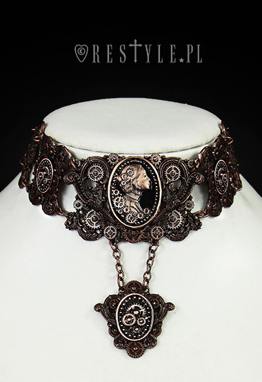 ゴシックビクトリアン　"STEAMPUNK LADY"チョーカー　リスタイル