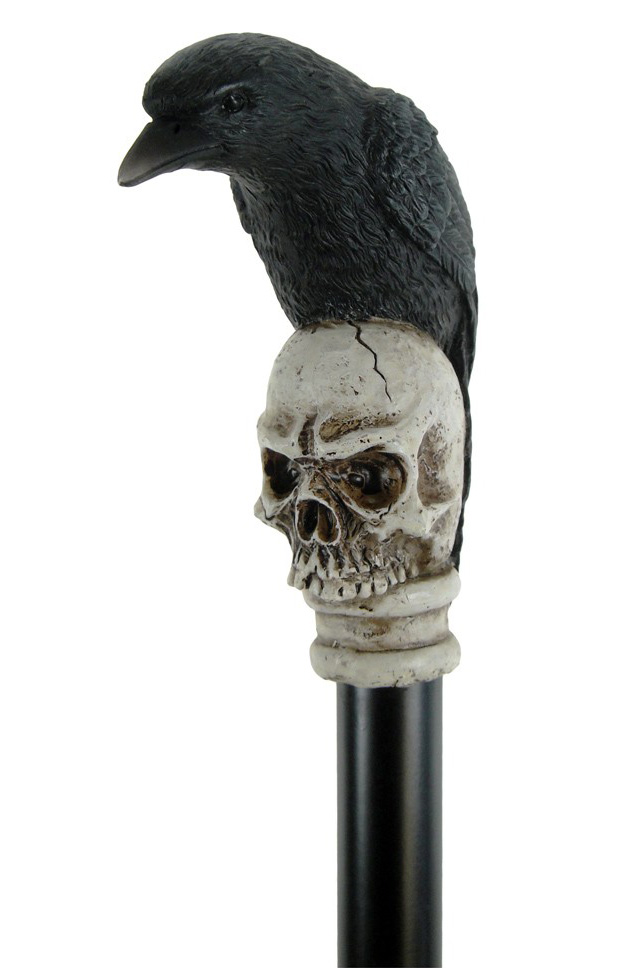 鴉のステッキ　杖　Raven Swaggering Cane 94cm