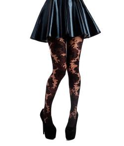 パメラマン PAMELA MANN バロックロマン柄チュール　タトゥーストッキング タイツ