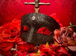 ヴェネチアンマスク ・仮面・Eye Mask Black2