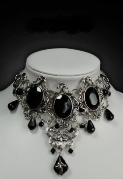 新商品入荷☆ゴシック　"DARK DESIRES-BLACK" ビクトリアンチョーカー