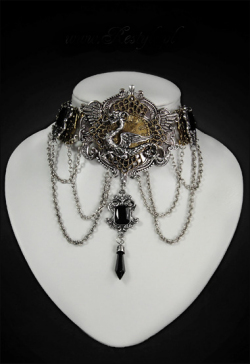 新商品入荷☆ゴシック　"Antique clock collaｒ”スチームパンクチョーカー