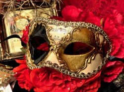 ベネチア製・仮面飾り Amazon.co.jp: [UpdateClassic] ベネチア風マスク お面 サンバ飾り