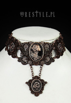ゴシックビクトリアン　"STEAMPUNK LADY"チョーカー　リスタイル